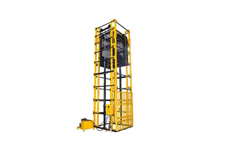 double-mast-type-electro-hydraulic-goods-lift