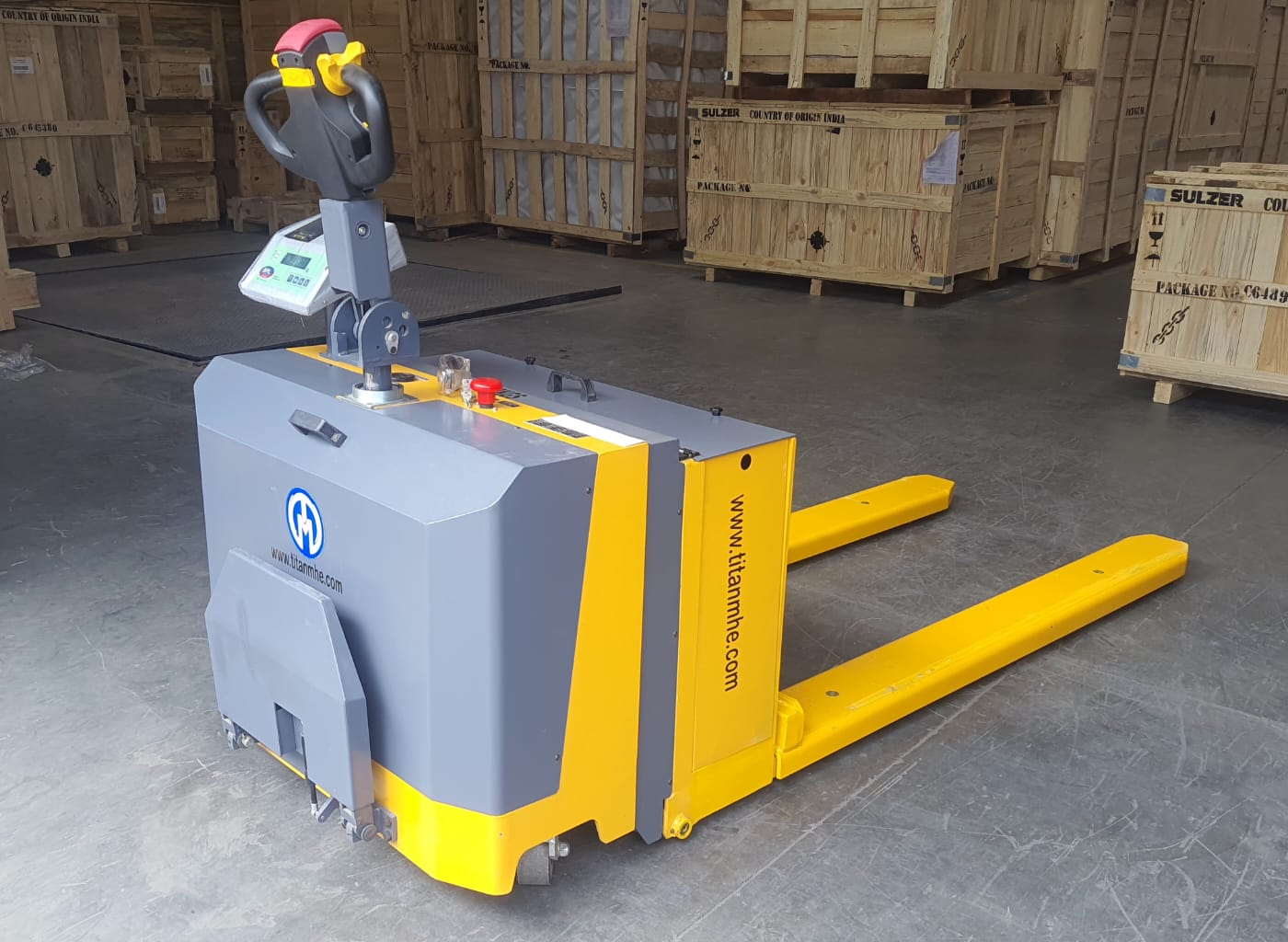 Battery Operated Pallet Truck Manufacturers, Suppliers in Karnataka, Bangalore, Belgaum, Bengaluru, Dharwad 